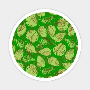 Leaf Line Art Magnet